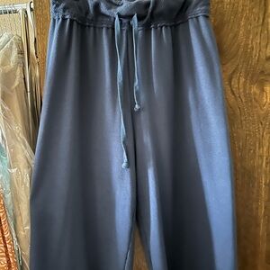 Free People Blue Wide Leg Pants